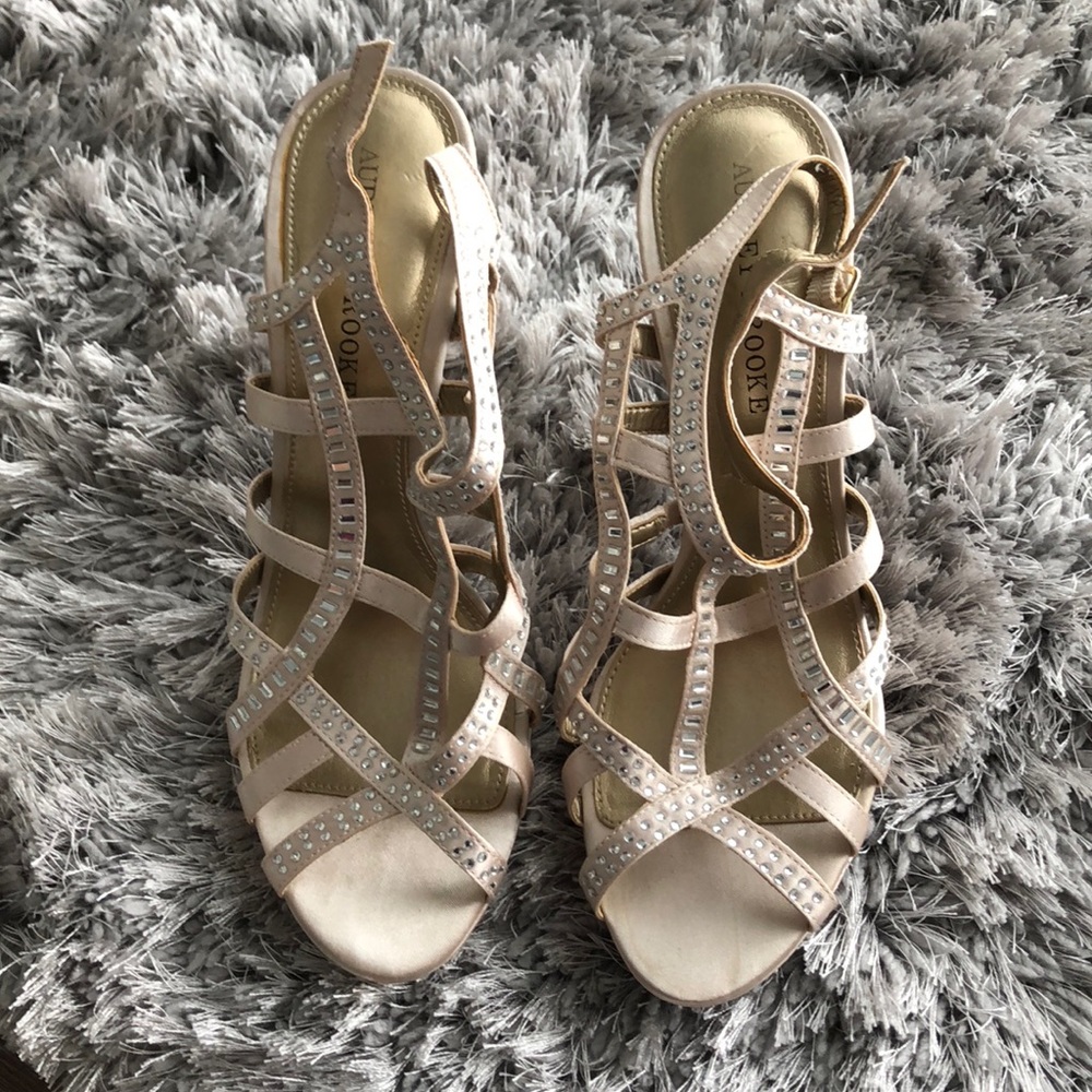 Champagne colored heels